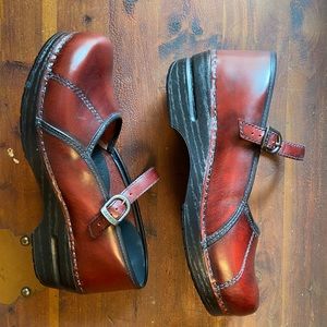 Dansko Mary Jane Clog Marcelle Cabrio Cordovan